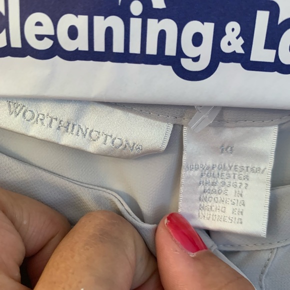 Gray worthington top - Picture 2 of 5